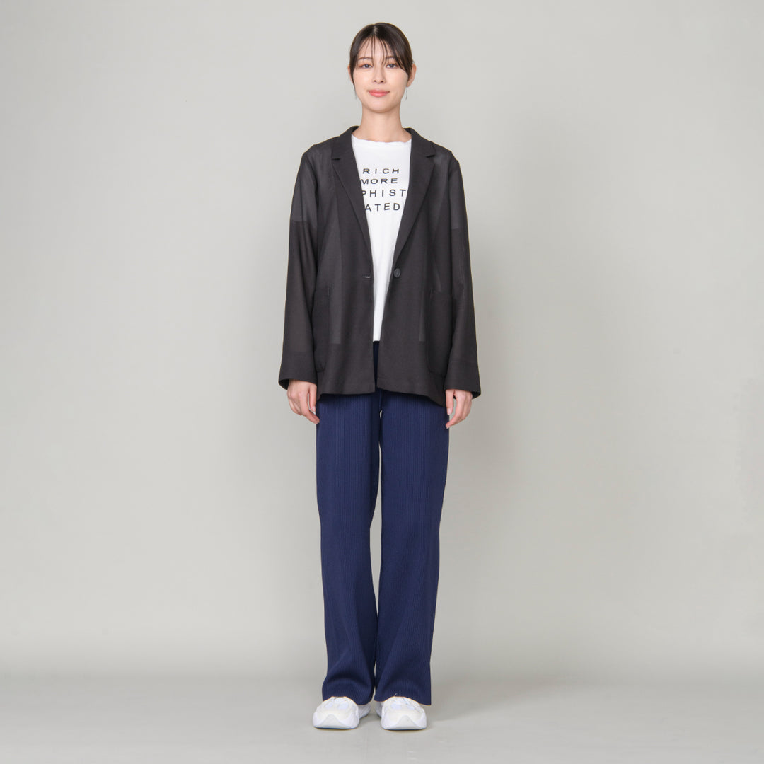 【再値下げ中！未使用新品】大人気 メッシュジャケット ネイビー 再値下げ中！未使用新品】大人気 メッシュジャケット ネイビー