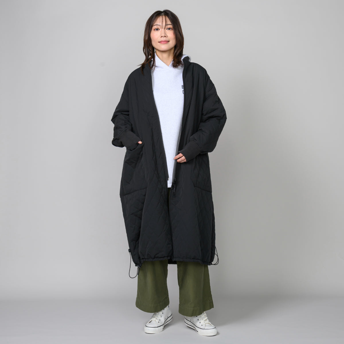 キルトリバーシブルコート