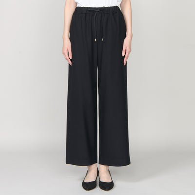 カシミヤタッチ両面起毛ストレートパンツ