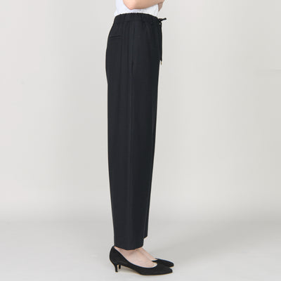 カシミヤタッチ両面起毛ストレートパンツ