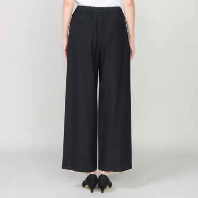 カシミヤタッチ両面起毛ストレートパンツ