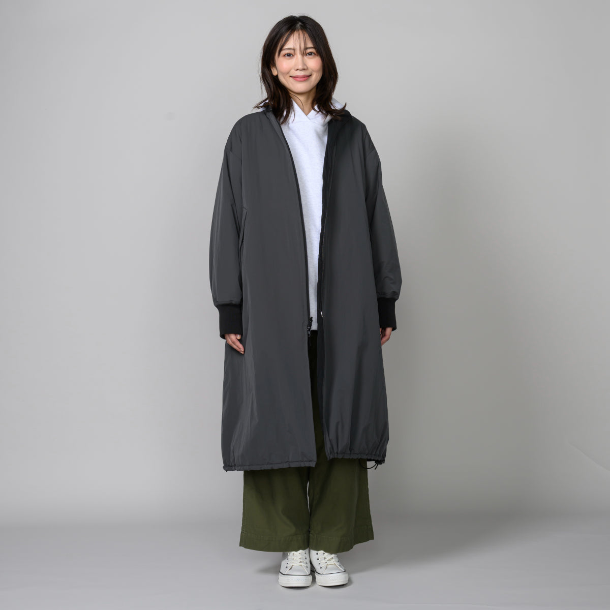 キルトリバーシブルコート