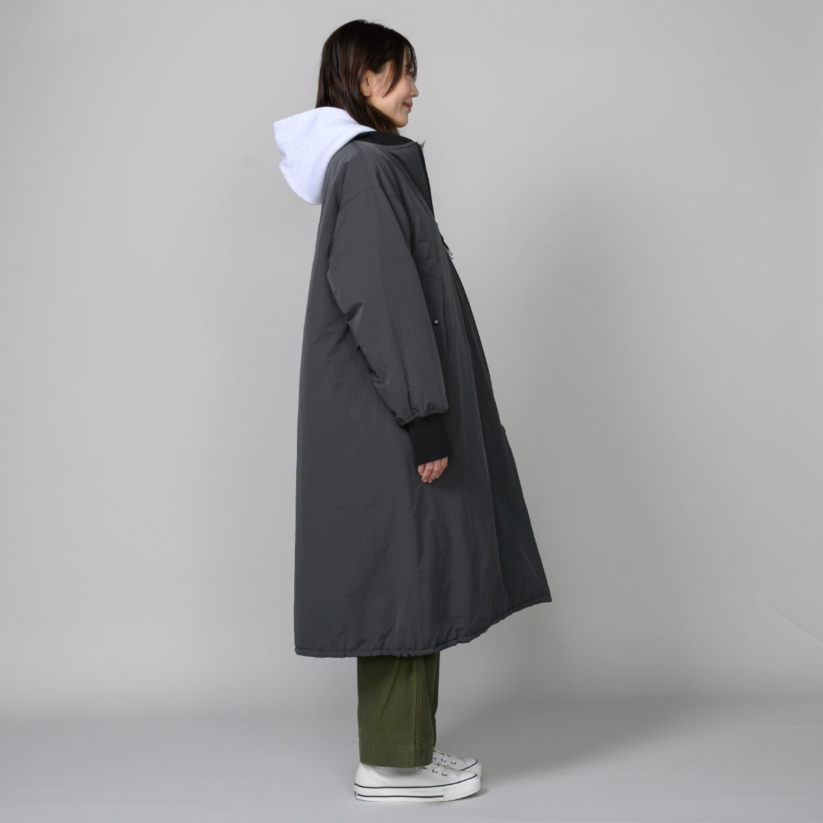 キルトリバーシブルコート