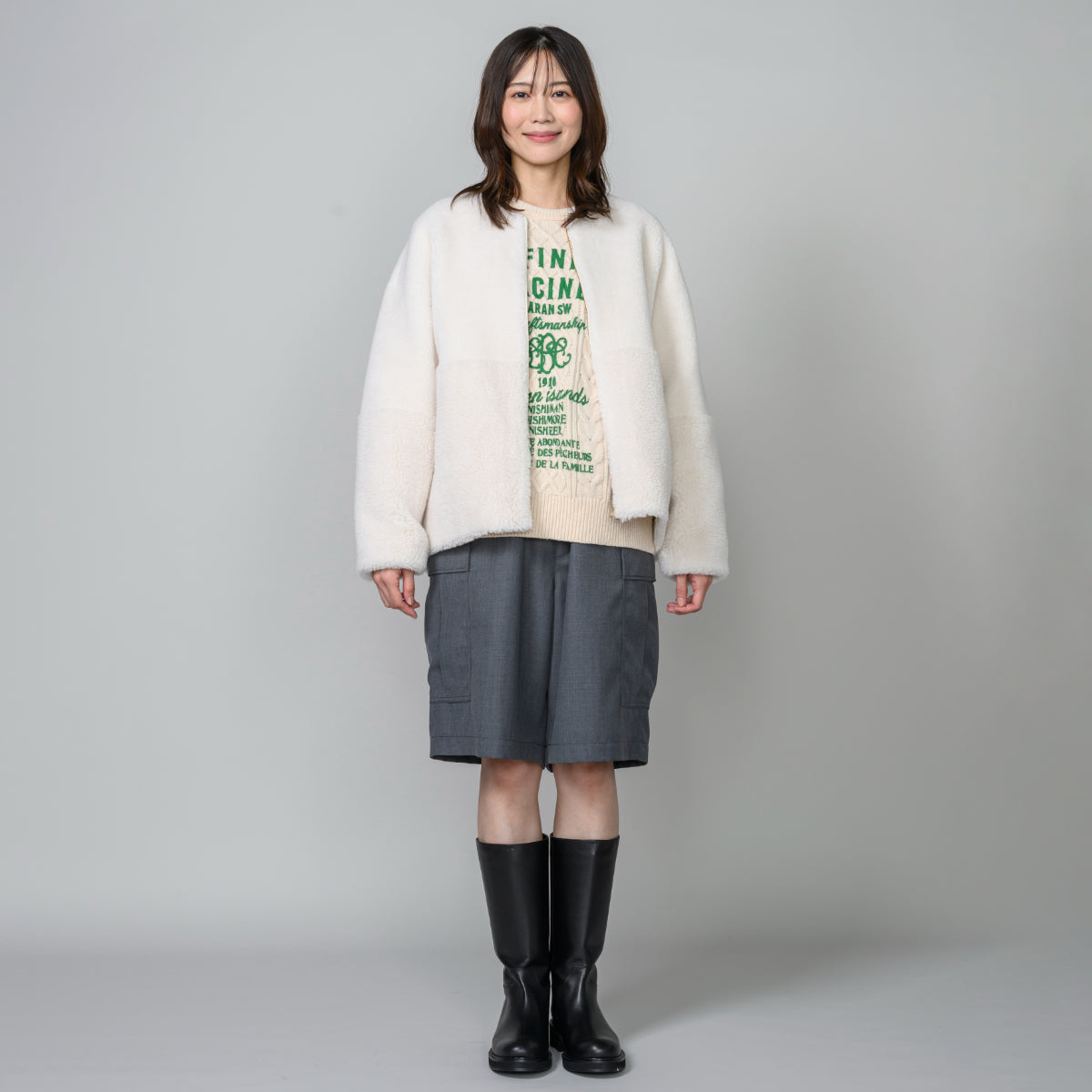 リバーシブルフェイクムートン