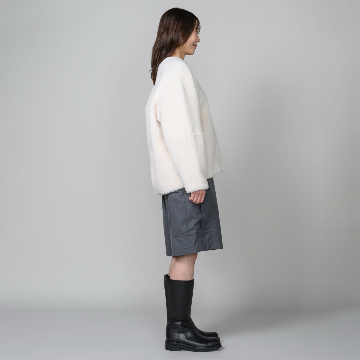 リバーシブルフェイクムートン