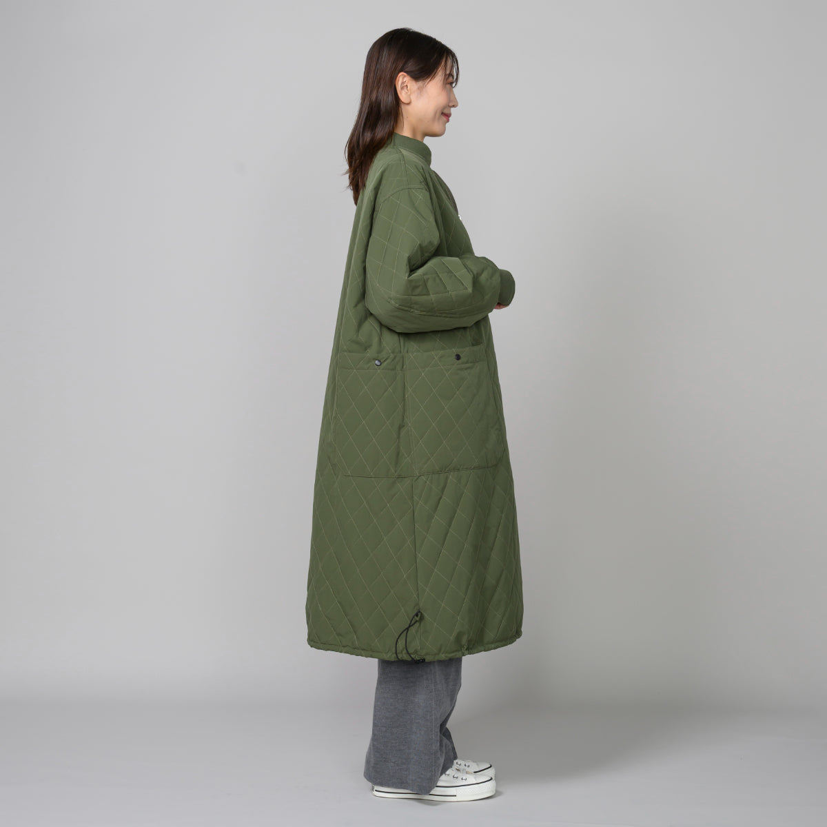 キルトリバーシブルコート