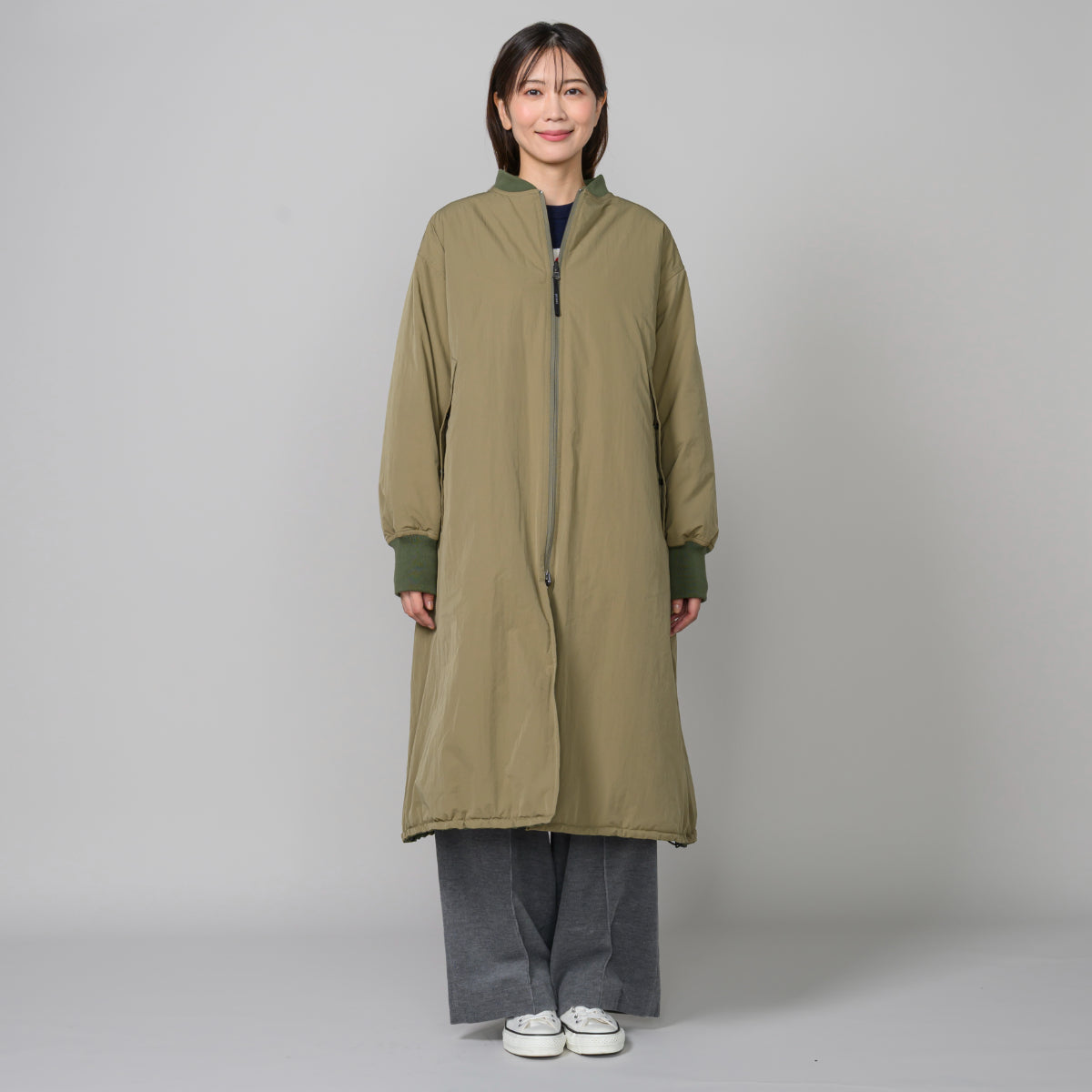 キルトリバーシブルコート