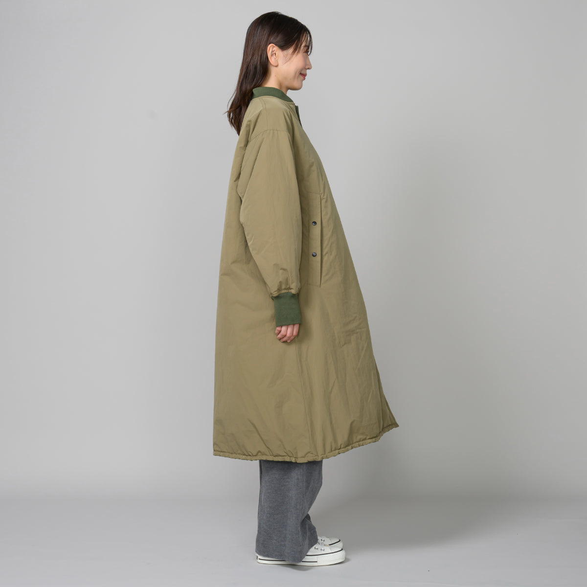 キルトリバーシブルコート