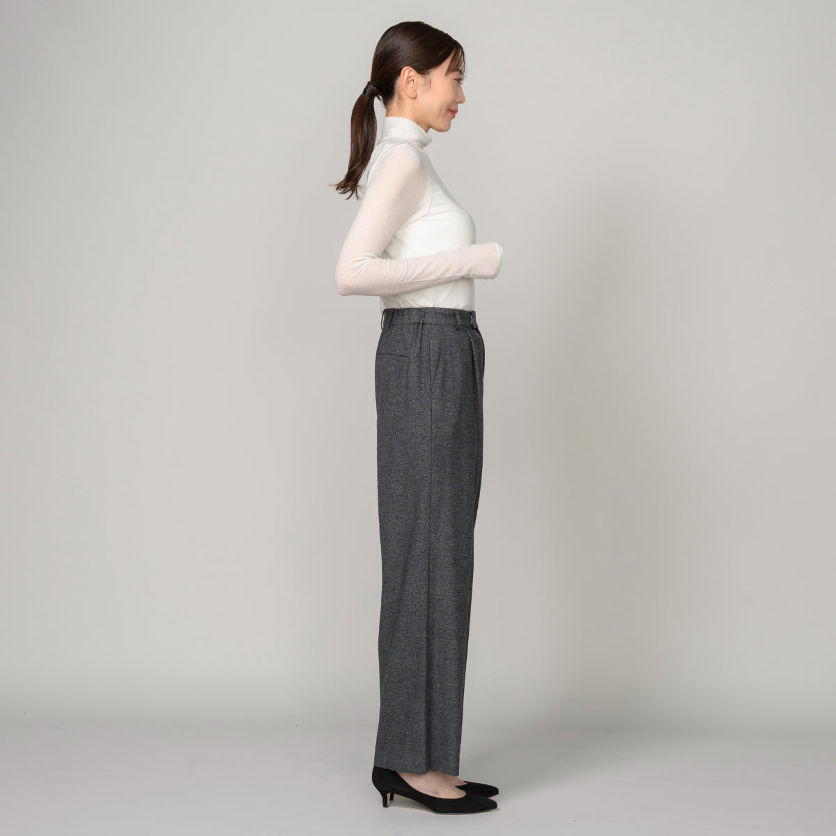 ソフトツィードストレートパンツ – rimorso - リモルソ オンラインストア -