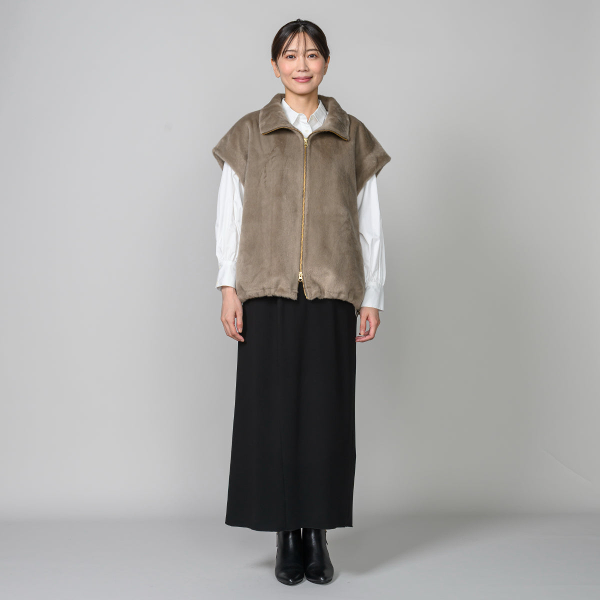 スタンドカラーファージレ