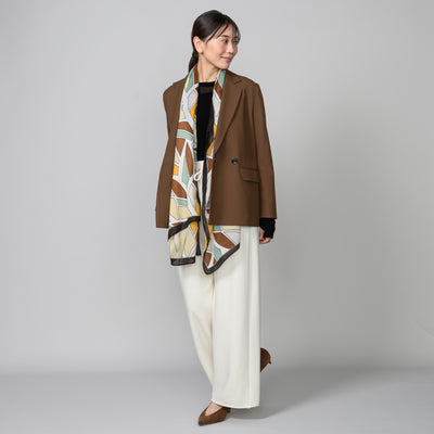 ステンドグラス風ロングスカーフ