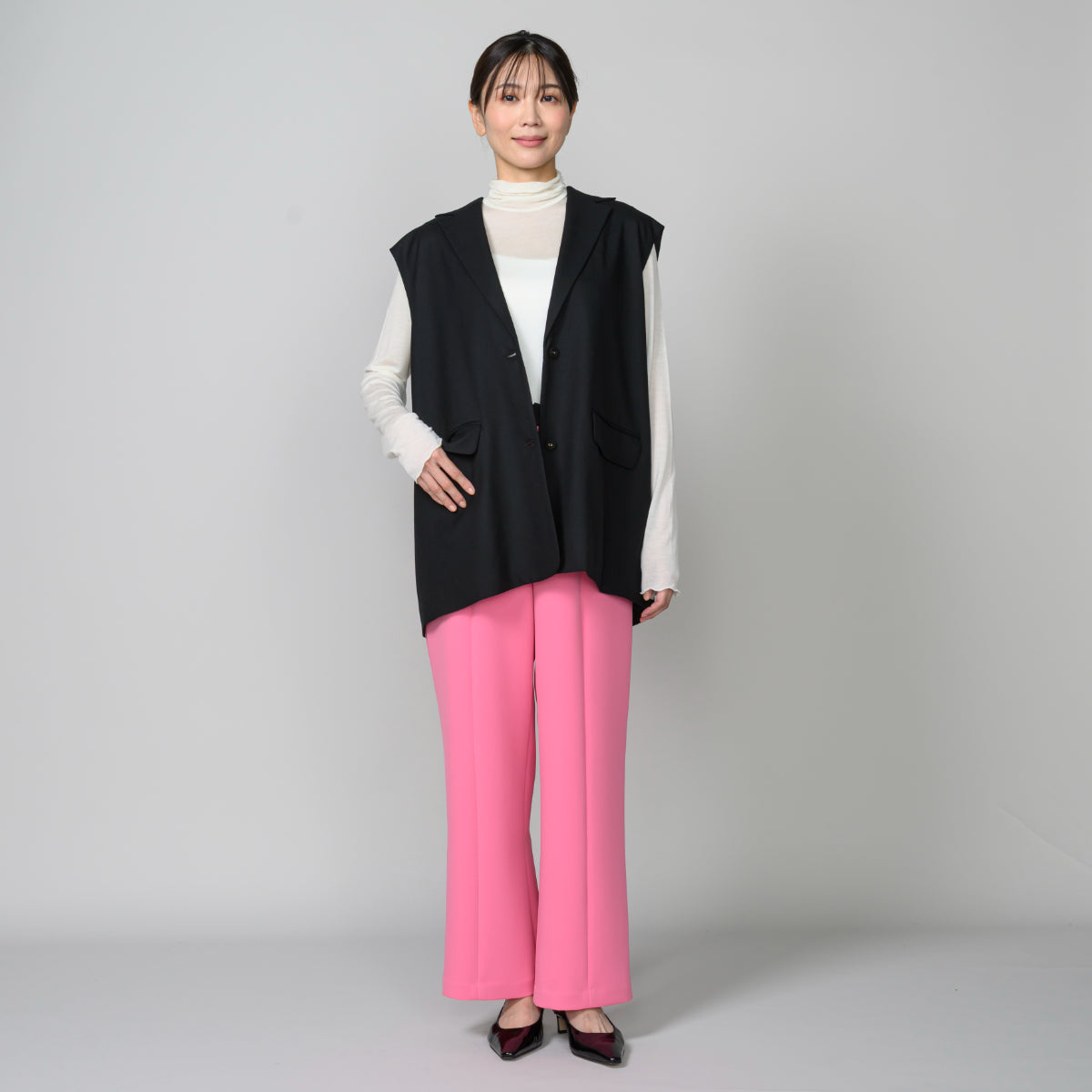 バックデザインジレ