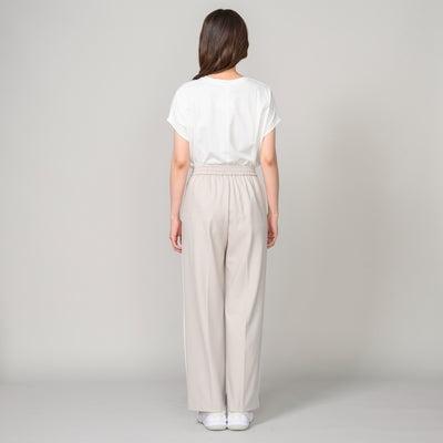 同素材切替ライン入りパンツ