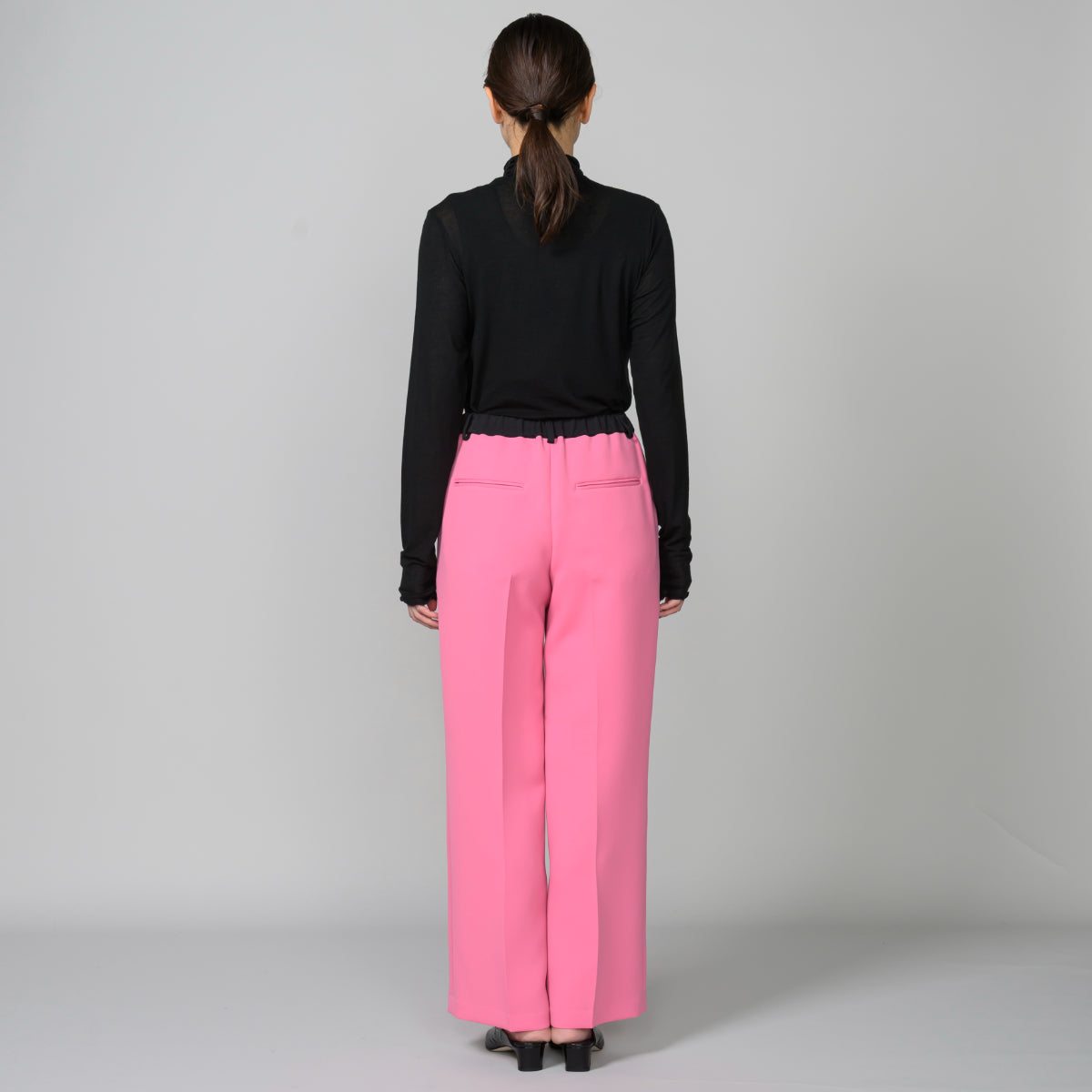 ベルト部分バイカラーパンツ