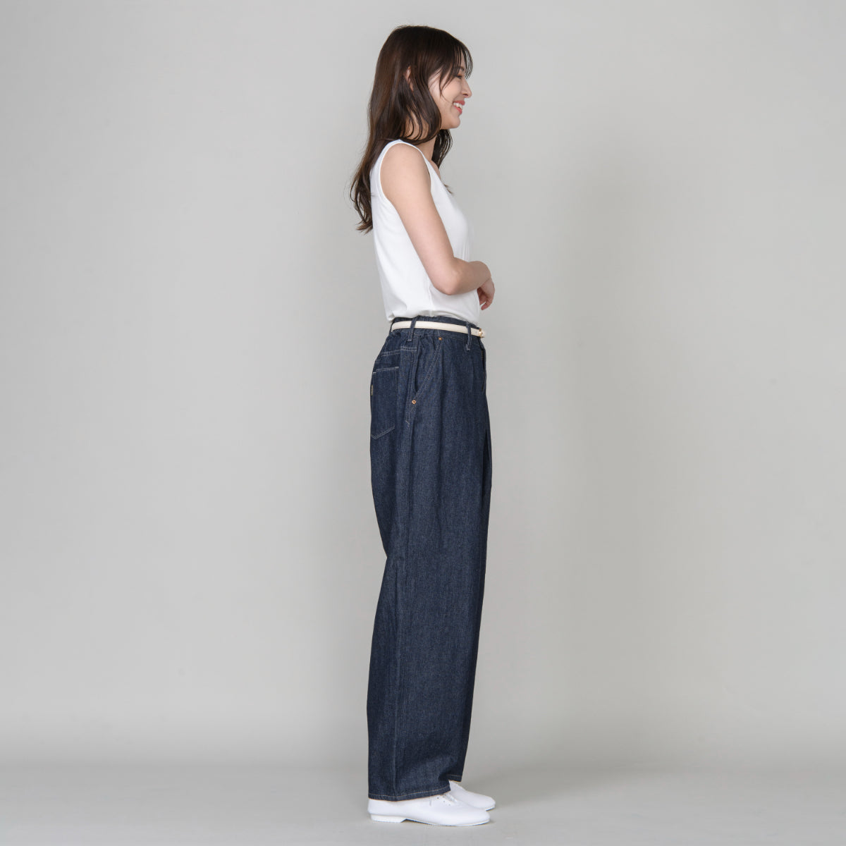 イージーデニムパンツ