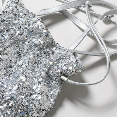 スパンコール巾着トートバッグ(A4対応)